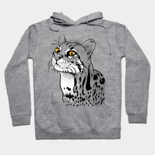 Ocelot cat tattoo Hoodie